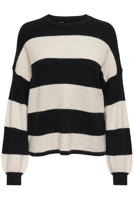 Only onlatia l/s stripe pullover knt noo